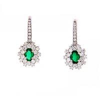 Earrings Crivelli Woman SMERALDO in Gold Smeraldo 024-1917